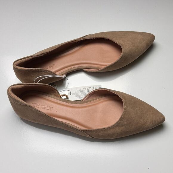 Old Navy  Pointed Toe Low Heel  D'Orsay Flats Sz 6 - Picture 6 of 7